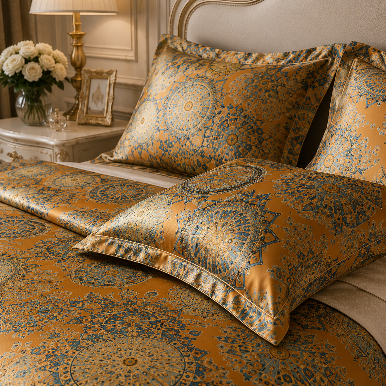 100% Mulberry Silk - Versailles Royale Bedding Set
