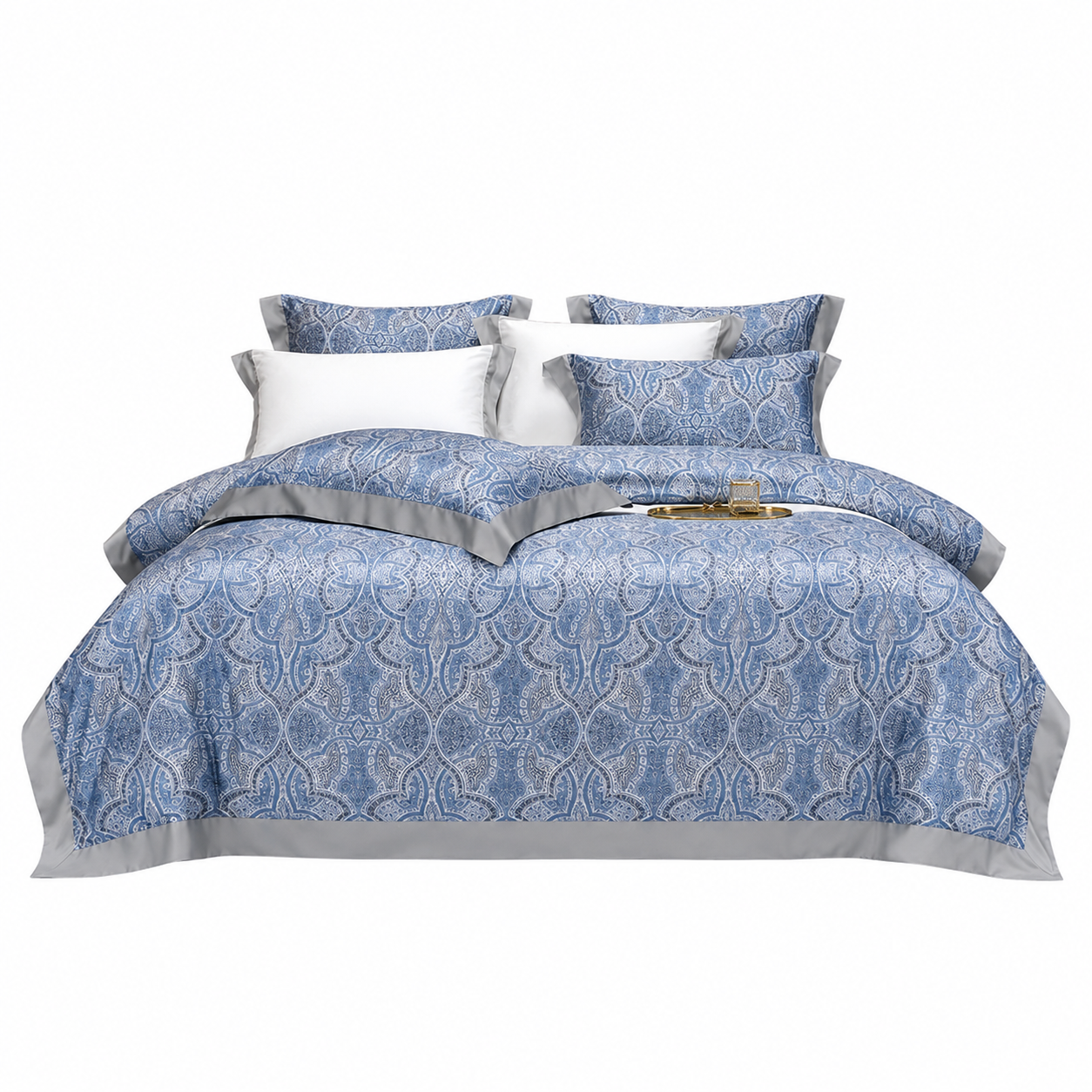 Oriental Vintage Exotic Bohemian - Azure Palace Bedding Set