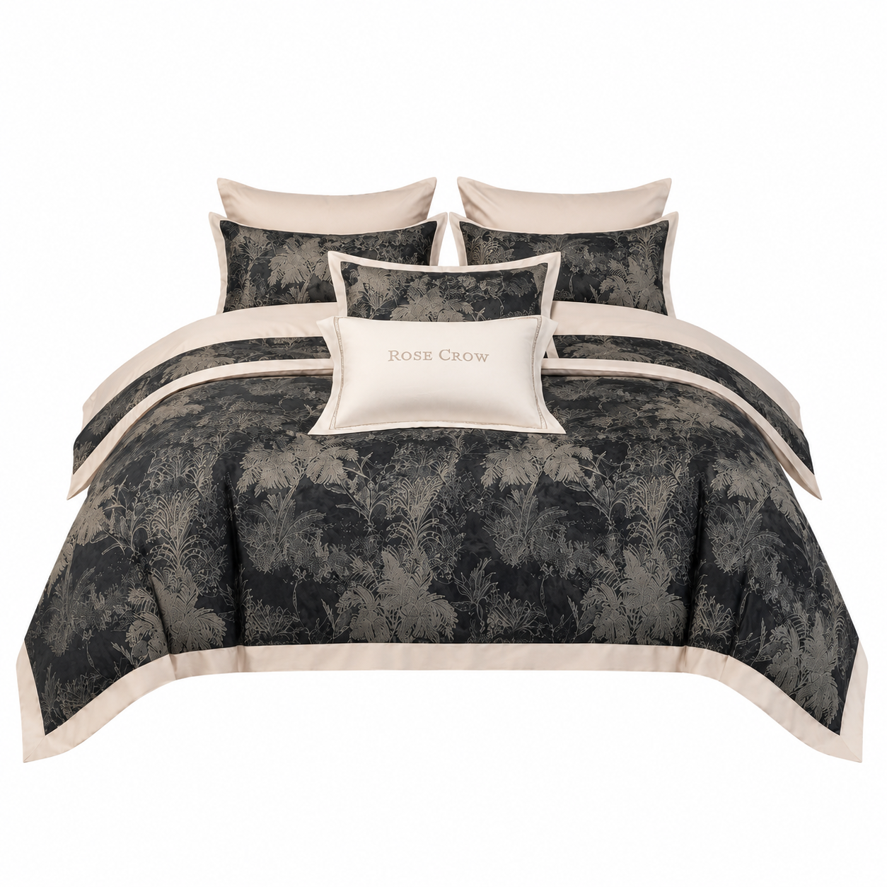 Luxury Floral - Midnight Botanical Bedding Set