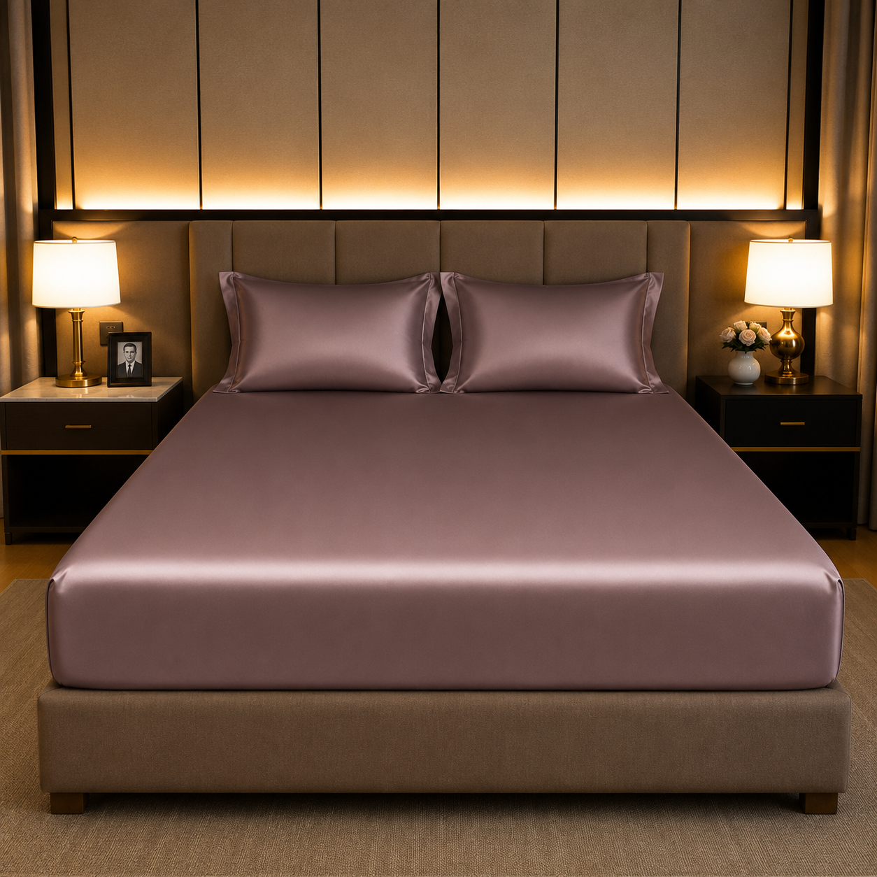 100% Egyptian Cotton Fitted Sheet - Cotton, Soft & Silky