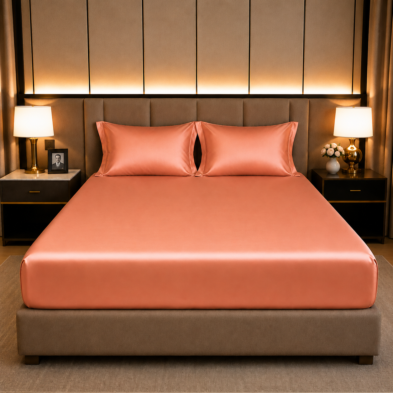 100% Egyptian Cotton Fitted Sheet - Cotton, Soft & Silky