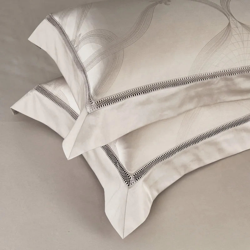 Vintage Jacquard Egyptian Cotton Bedding Set