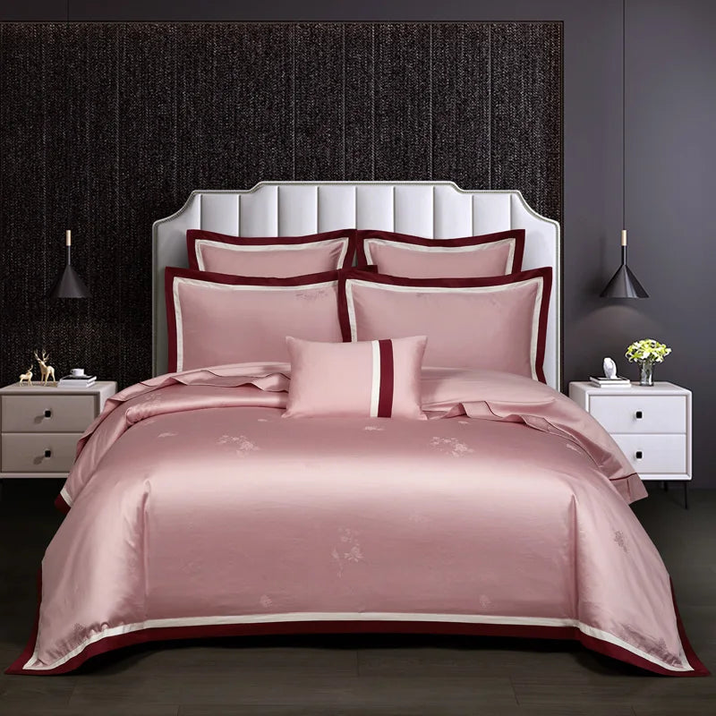 Vintage Jacquard Egyptian Cotton Bedding Set