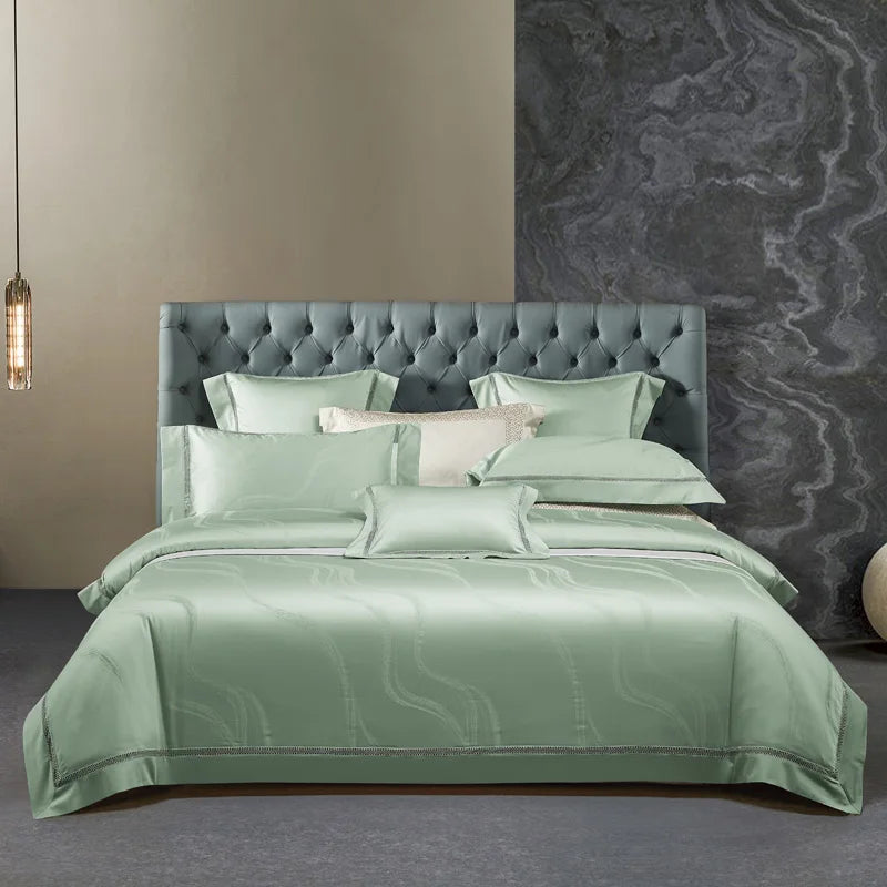 Vintage Jacquard Egyptian Cotton Bedding Set