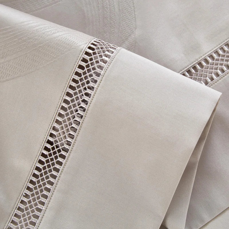 Vintage Jacquard Egyptian Cotton Bedding Set