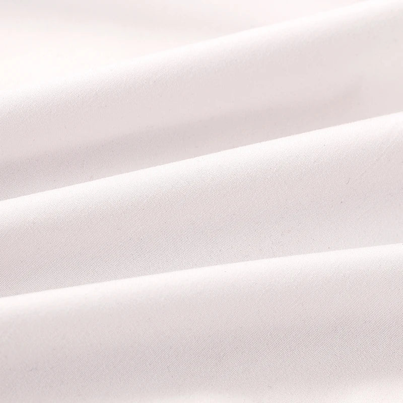 White 100% Waterproof Mattress Cover Smooth Polyester Mattress Cover Protector Antibacterial Bed Cover Bed Linen