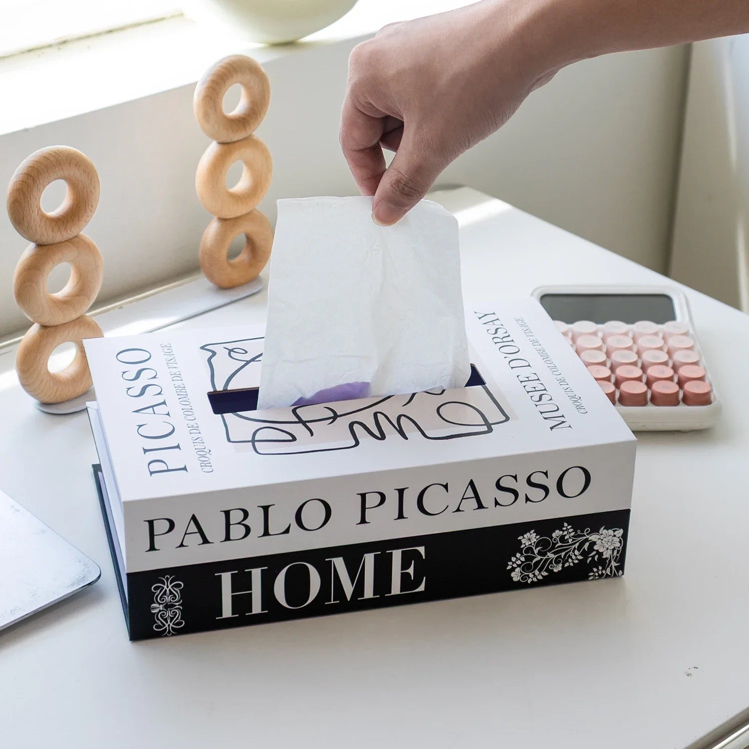 Luxury Book Style Tissue Box Napkin Holder Case Paper Box Container Fashion Hotel Storage Box Home Table Decoration Ornaments