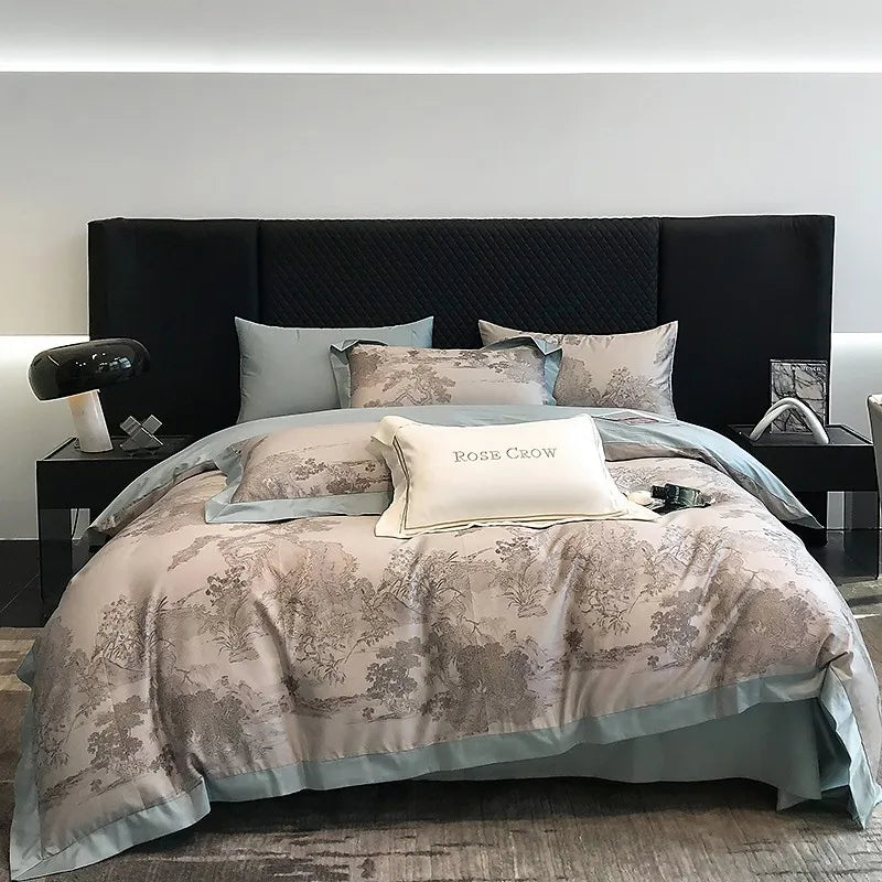 Premium Egyptian Cotton Jungle Print Bedding Set