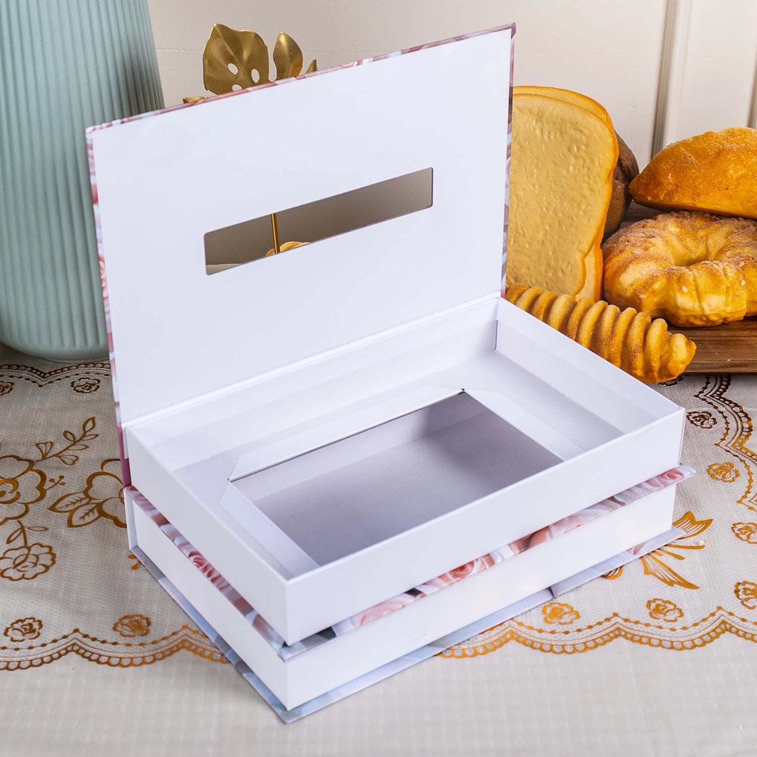 Luxury Book Style Tissue Box Napkin Holder Case Paper Box Container Fashion Hotel Storage Box Home Table Decoration Ornaments