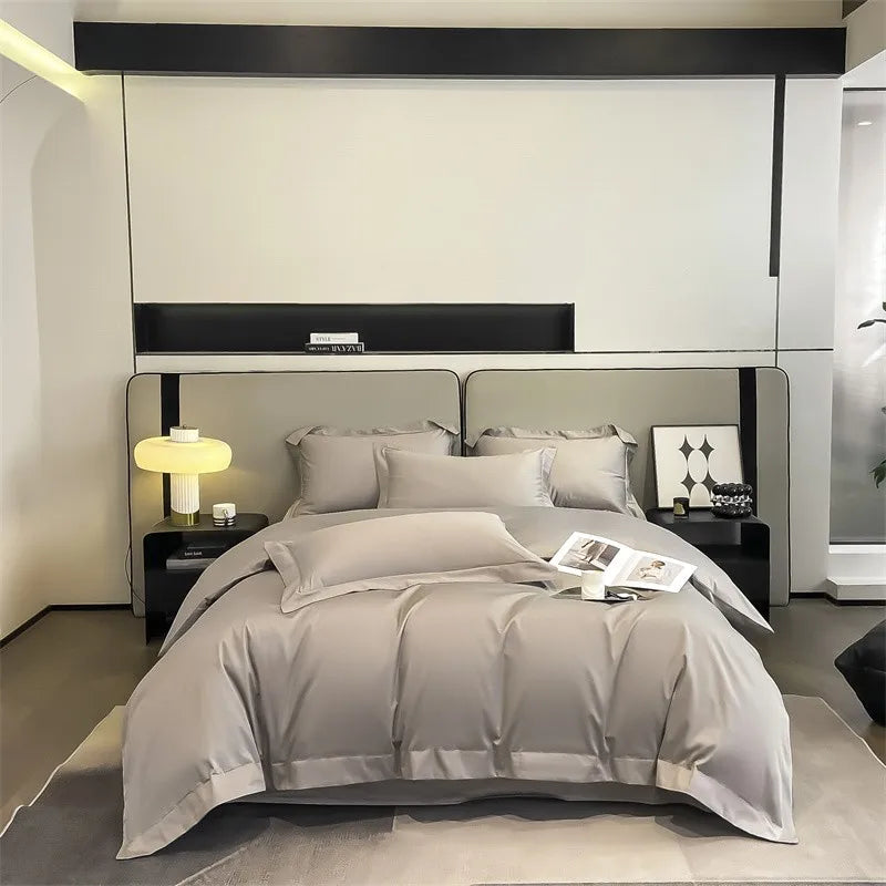 Premium Quality Egyptian Cotton - Solid Color Bedding Set
