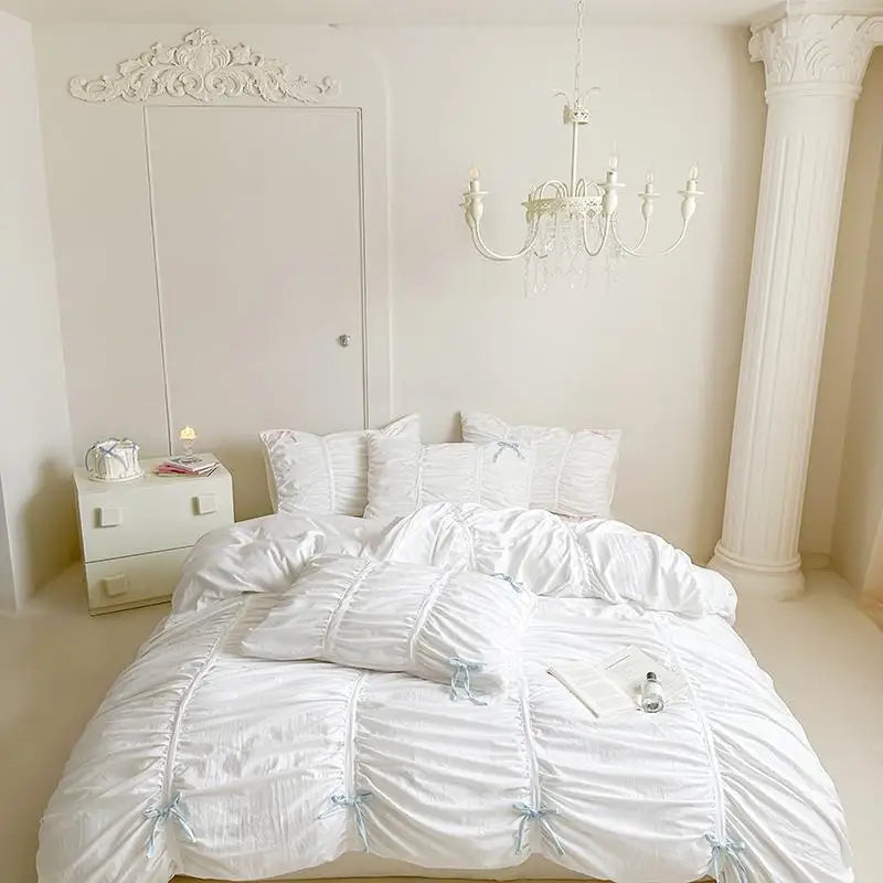 Ruffle Pleated Bedding Set