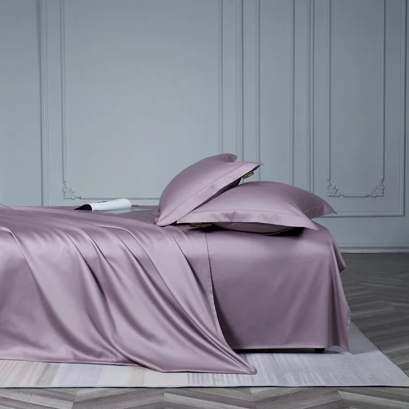 Premium Egyptian Cotton Soft & Silky Solid Color Bedding Set