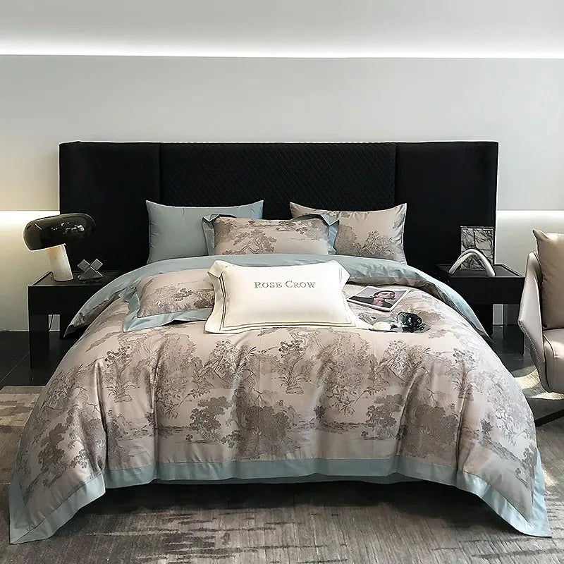 Premium Egyptian Cotton Jungle Print Bedding Set