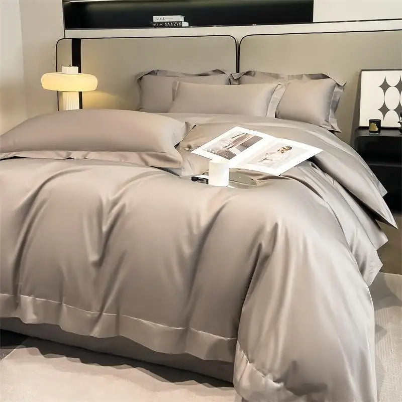 Premium Quality Egyptian Cotton - Solid Color Bedding Set