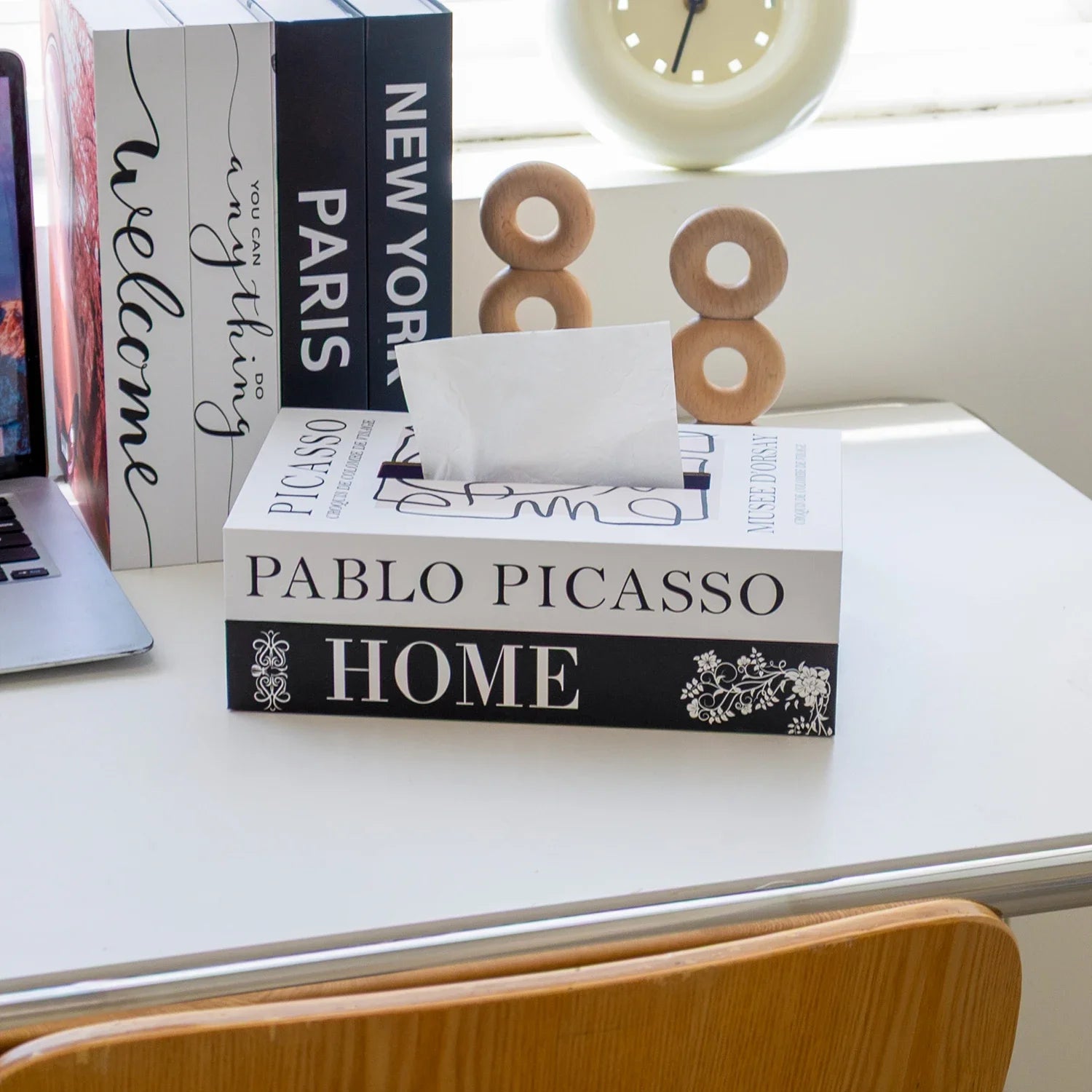 Luxury Book Style Tissue Box Napkin Holder Case Paper Box Container Fashion Hotel Storage Box Home Table Decoration Ornaments