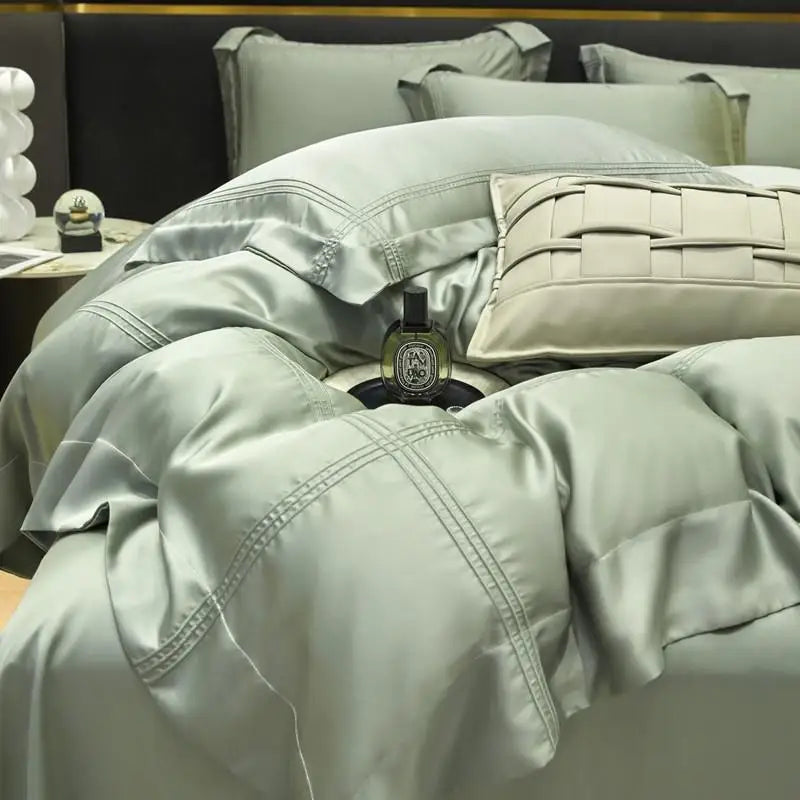 Premium Eucalyptus Lyocell Bedding Set – Cooling, Silky Soft Like Mulberry Silk