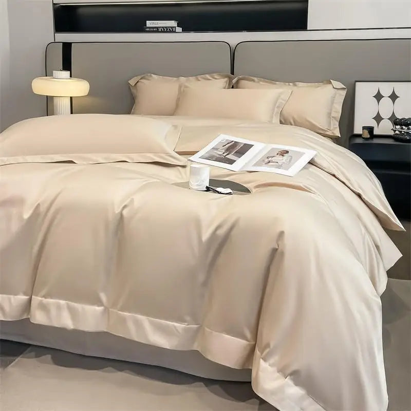 Premium Quality Egyptian Cotton - Solid Color Bedding Set
