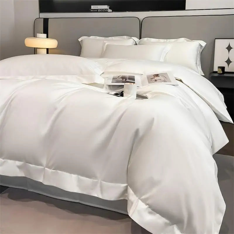 Premium Quality Egyptian Cotton - Solid Color Bedding Set