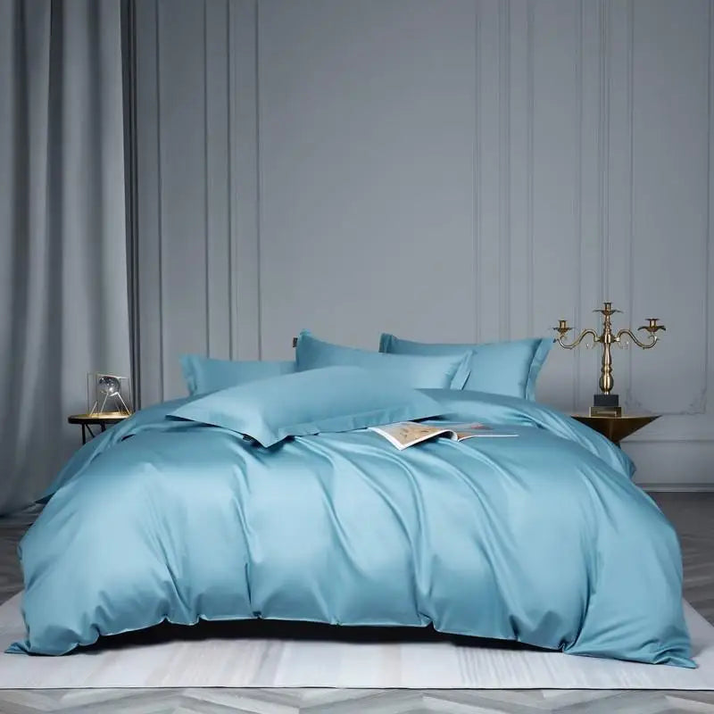 Premium Egyptian Cotton Soft & Silky Solid Color Bedding Set