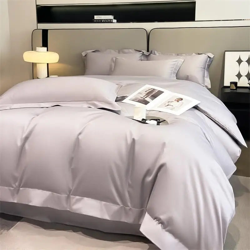 Premium Quality Egyptian Cotton - Solid Color Bedding Set