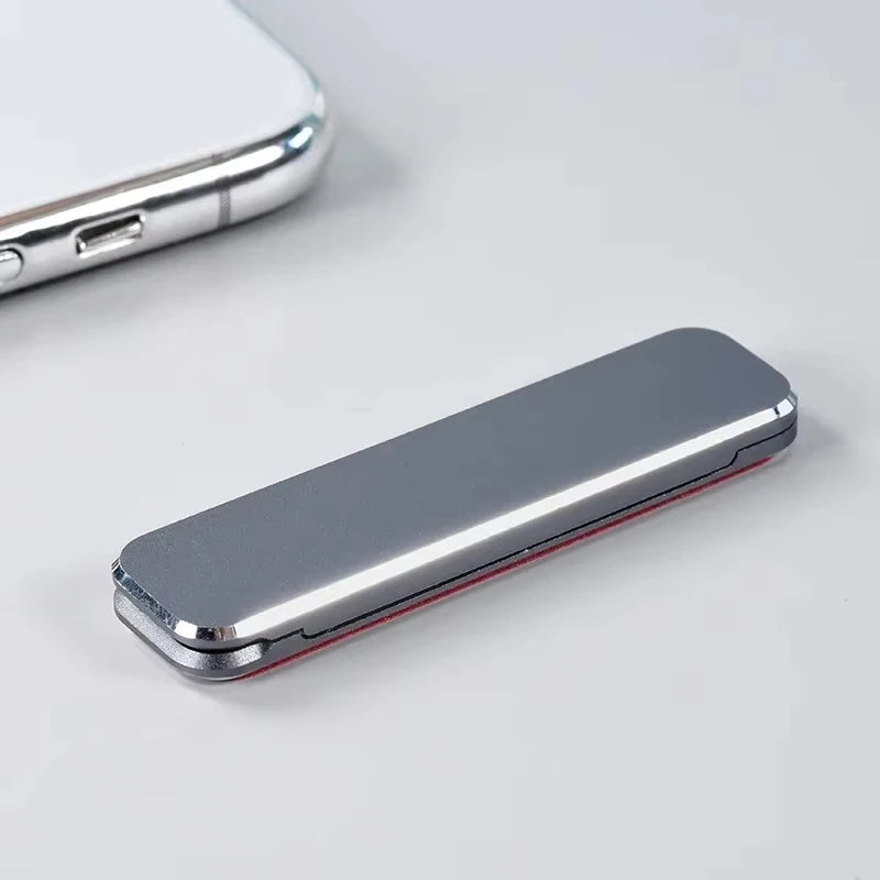 Folding Mini Metal Phone Holder Aluminum Alloy Foldable Desktop Stand 360 Rotating Mobile Phone Desk Bracket