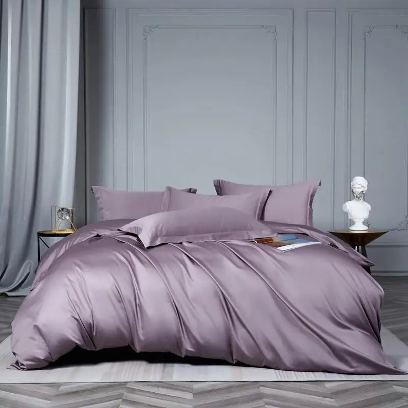 Premium Egyptian Cotton Soft & Silky Solid Color Bedding Set