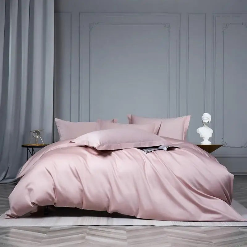 Premium Egyptian Cotton Soft & Silky Solid Color Bedding Set