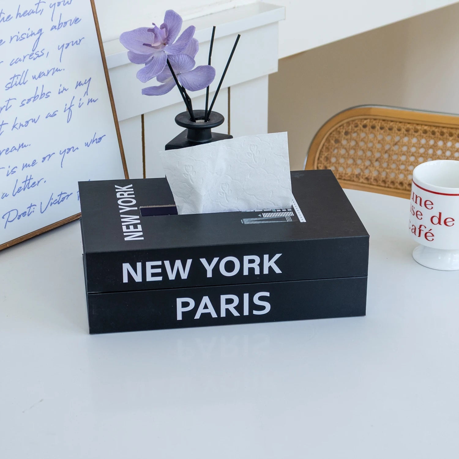 Luxury Book Style Tissue Box Napkin Holder Case Paper Box Container Fashion Hotel Storage Box Home Table Decoration Ornaments