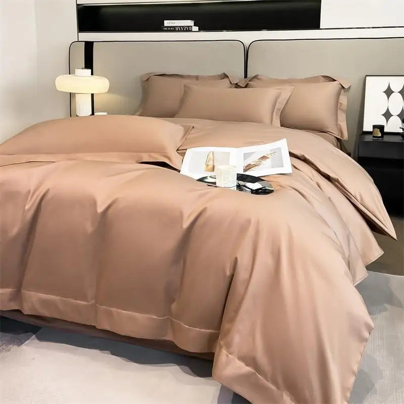 Premium Quality Egyptian Cotton - Solid Color Bedding Set