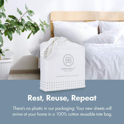 100% Cotton Sheets for Full Size Bed - 600 Thread Count Full Bed Sheets Set with 16” Deep Pocket - Damask Stripe Sateen Weave 4-Piece Bedding Set with Cooling Effect, Sage Green