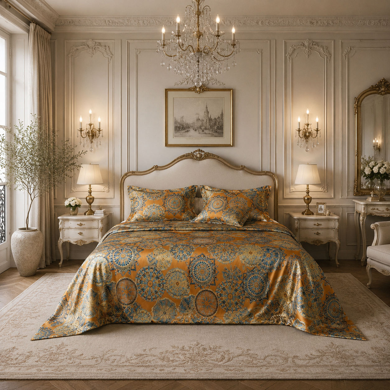 100% Mulberry Silk - Versailles Royale Bedding Set
