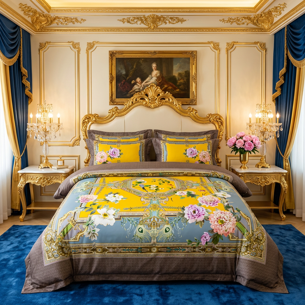 Artisan Design - Baroque Versailles Palace Royale Egyptian Cotton Bedding Set