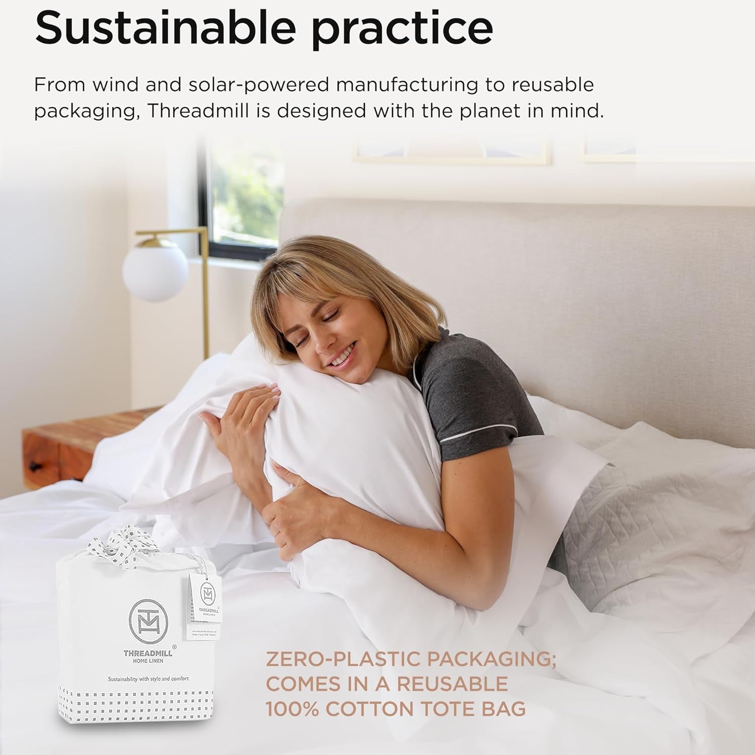 100% Cotton Sheets for Cal King Size Bed - 600 Thread Count Cal King Bed Sheets Set with 16” Deep Pocket - Sateen Weave 4-Piece Bedding Set with Cooling Effect, White