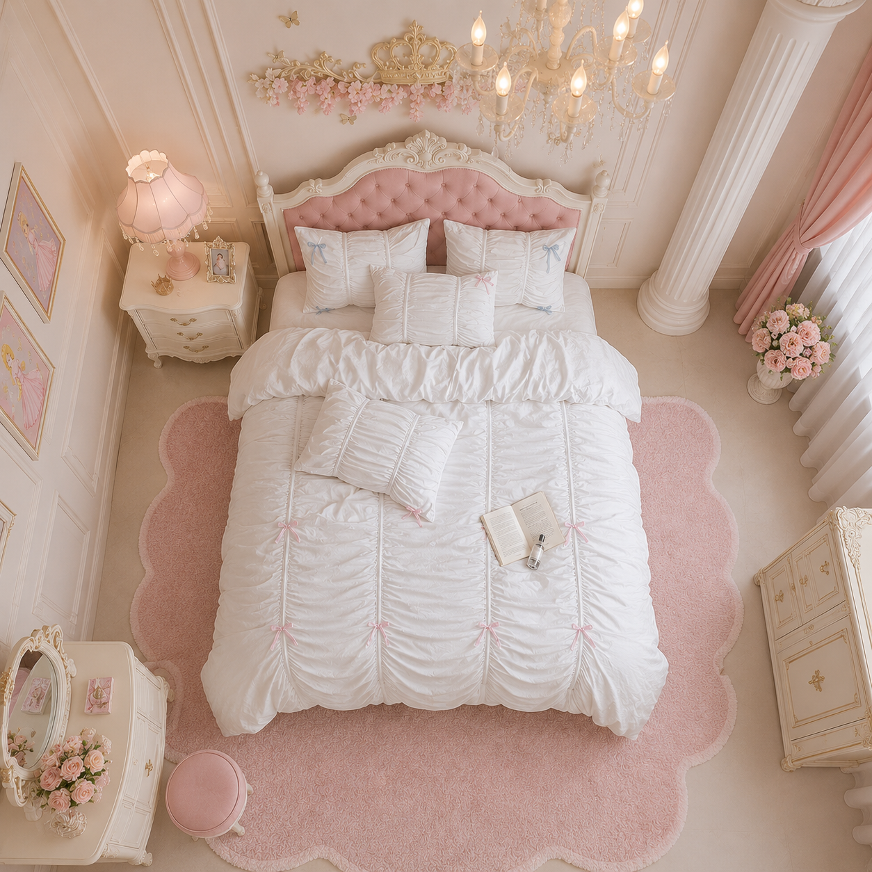The Enchanted Princess Chamber - Blossom Bedding Set