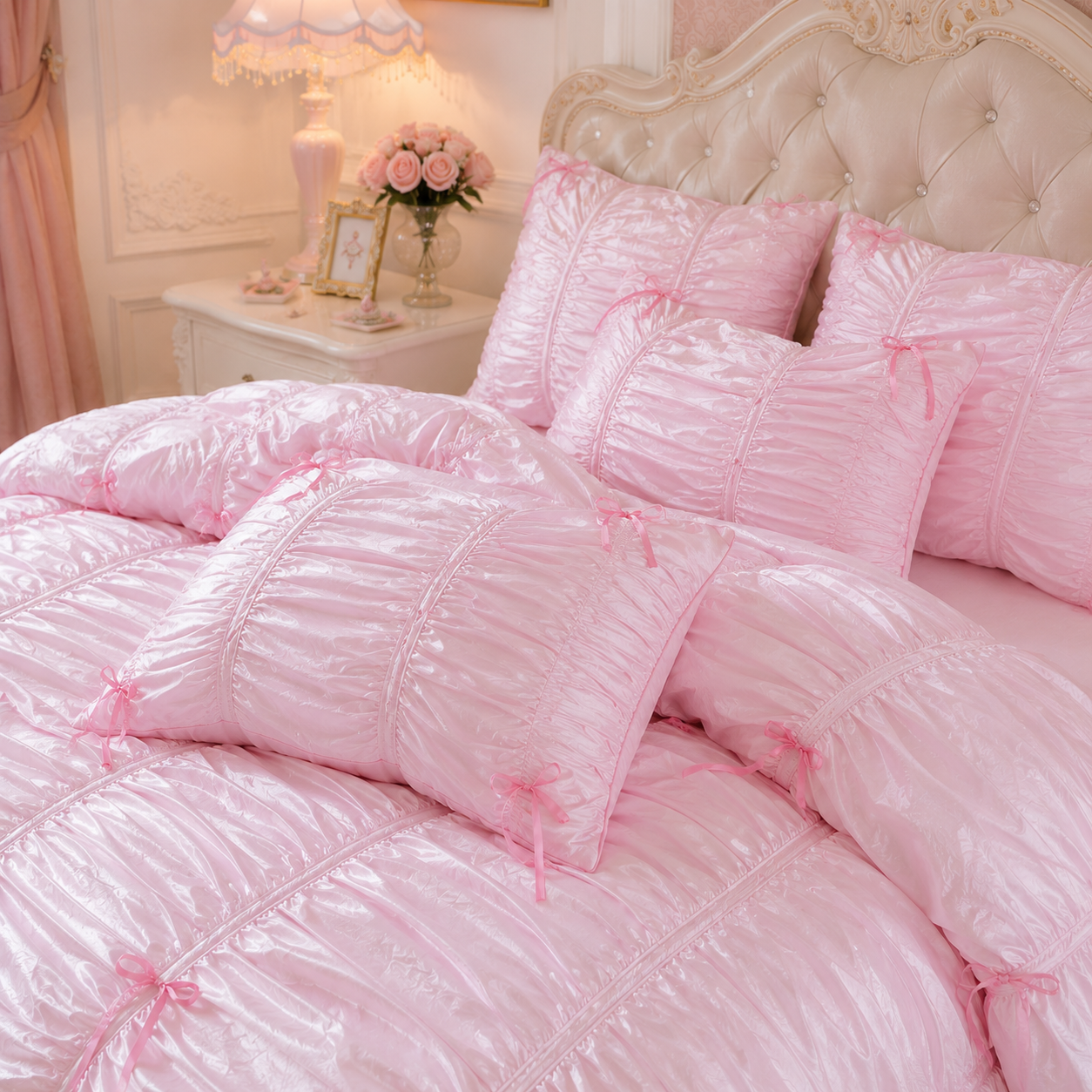 The Enchanted Princess Chamber - Pink Bedding Set