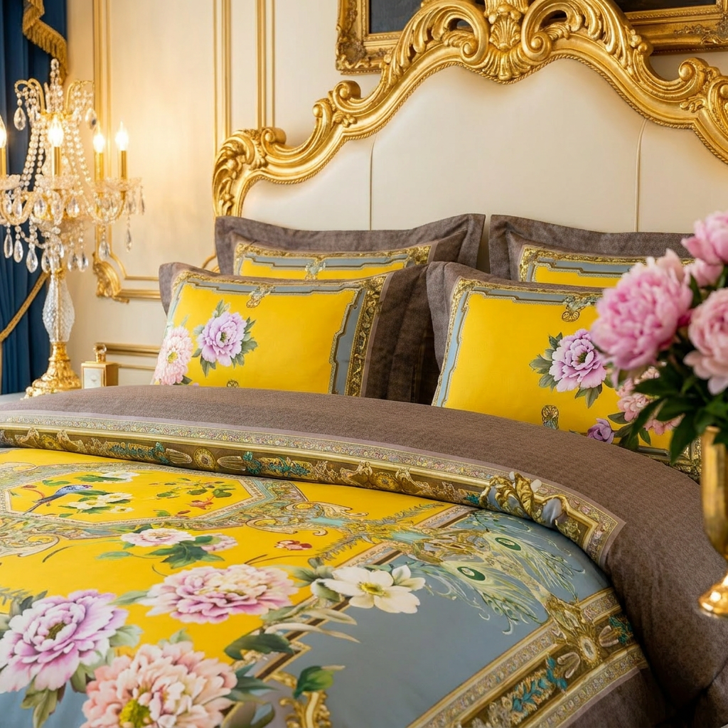 Artisan Design - Baroque Versailles Palace Royale Egyptian Cotton Bedding Set