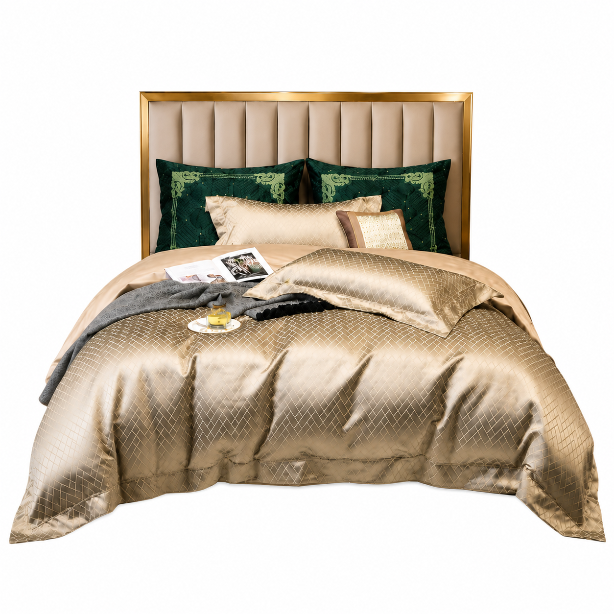 Prestige Platinum Hotel - Champagne Luxe Egyptian Cotton Bedding Set