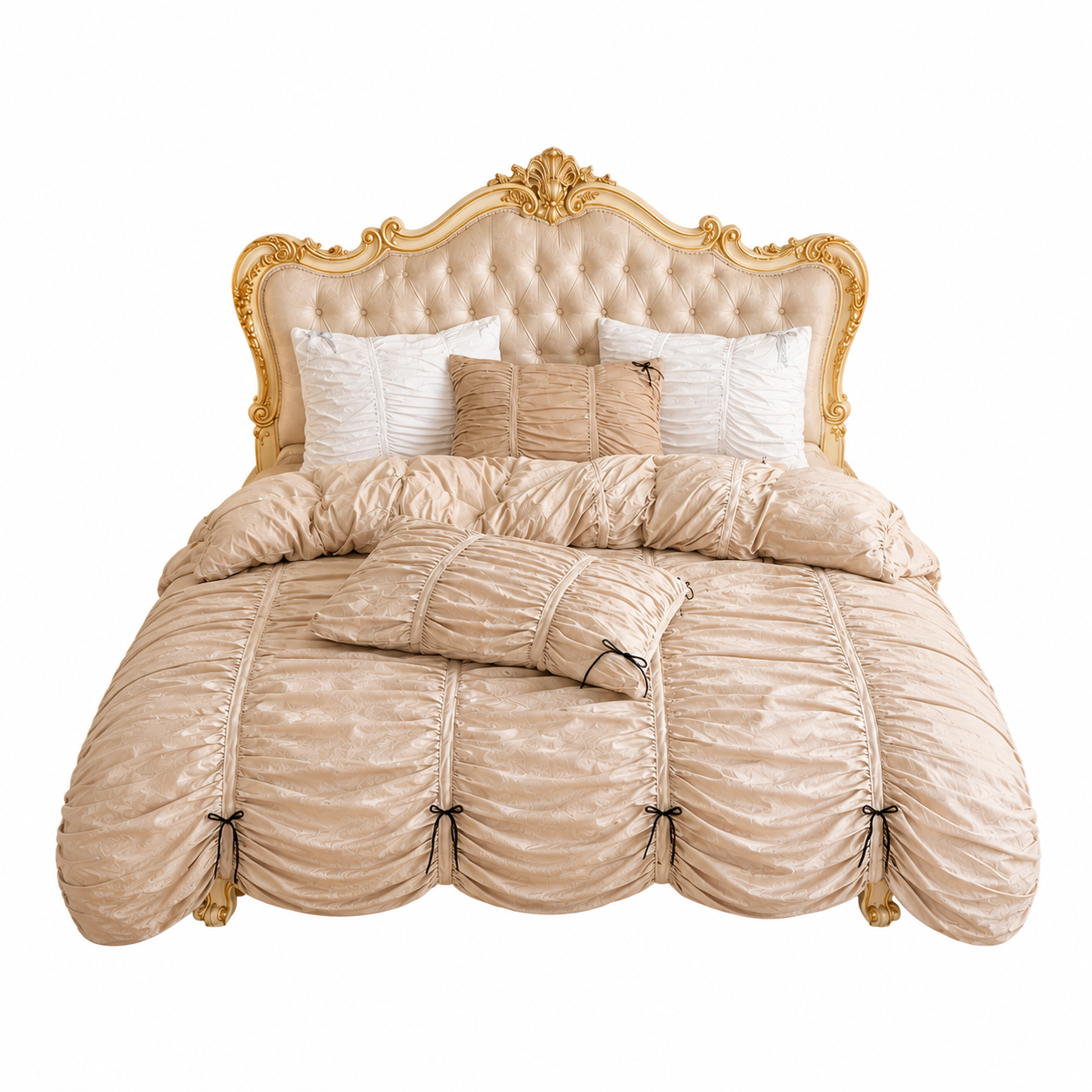 The Enchanted Princess Chamber - Champagne Bedding Set