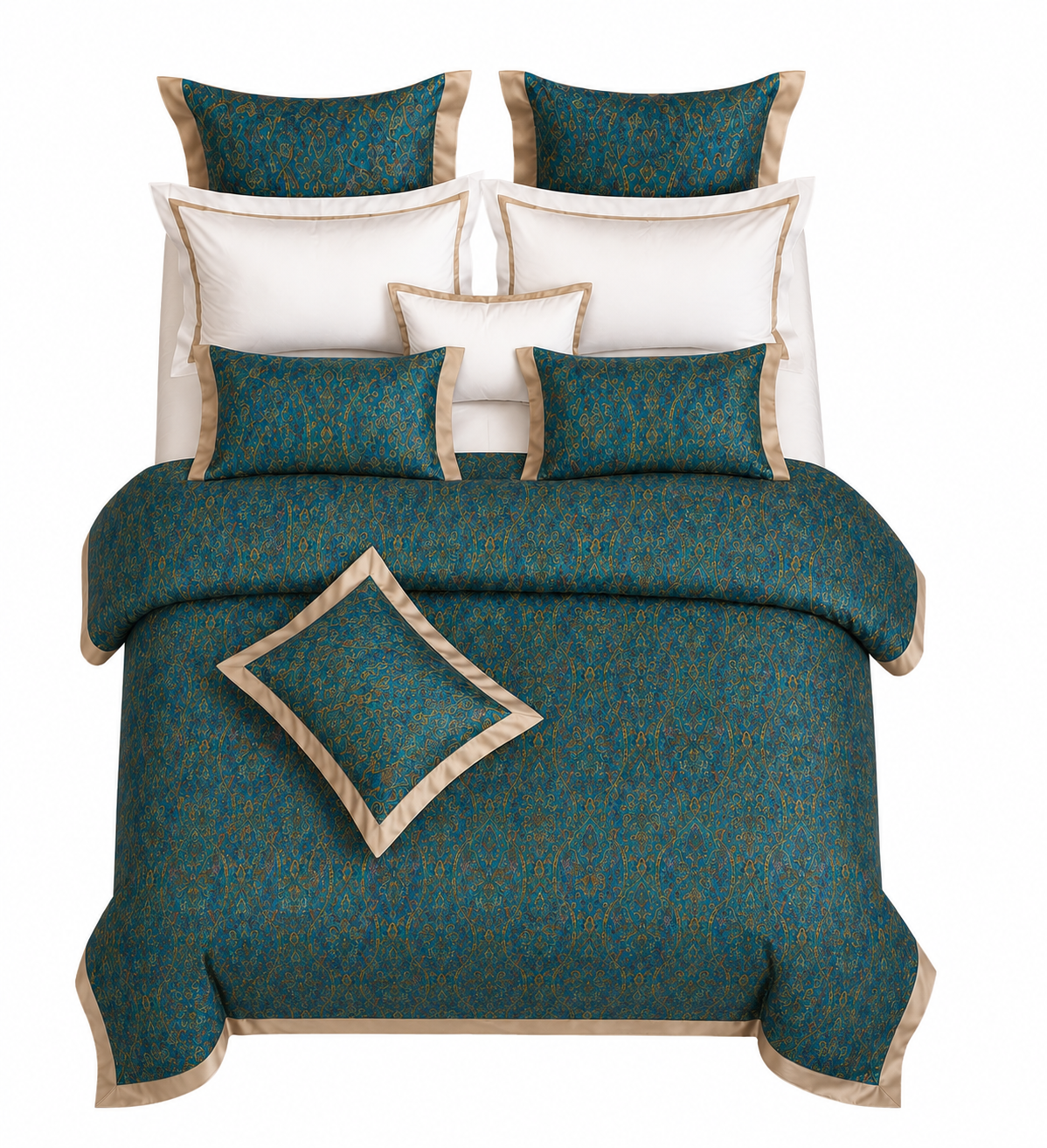 Oriental Vintage Exotic Bohemian - Blue Dynasty Bedding Set
