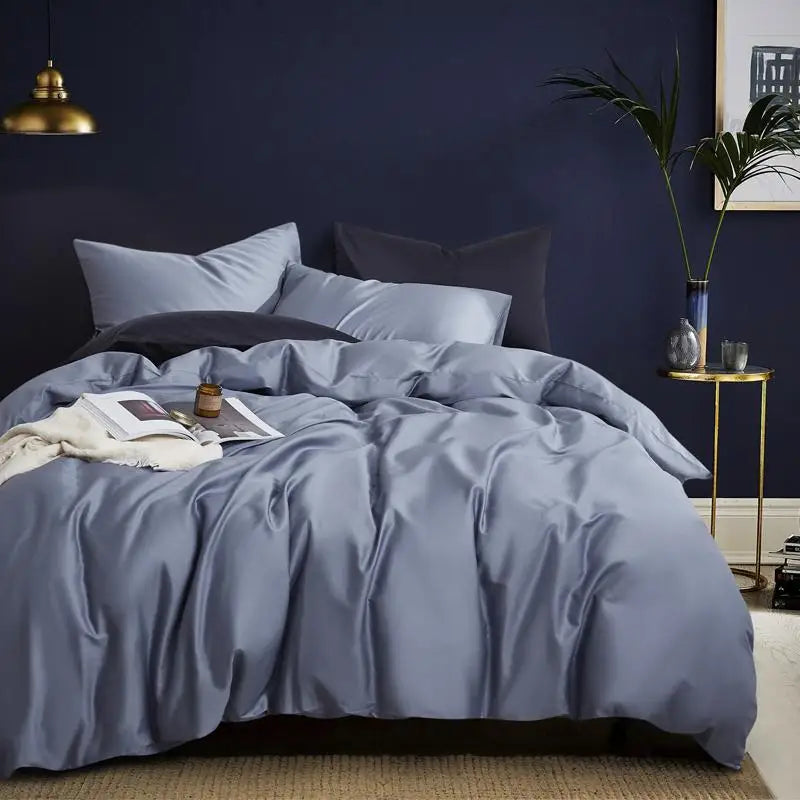 Silky Soft Pure Egyptian Cotton Solid Color Bedding Set