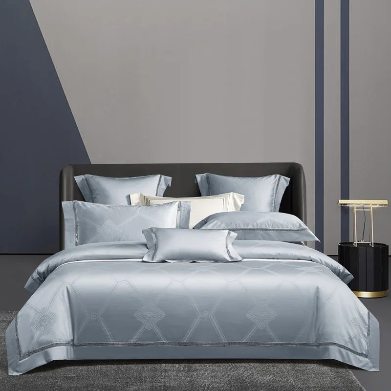 Vintage Jacquard Egyptian Cotton Bedding Set