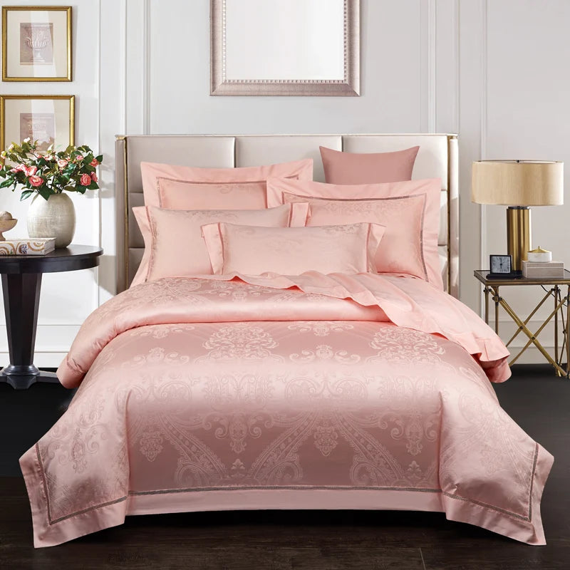 Vintage Jacquard Egyptian Cotton Bedding Set