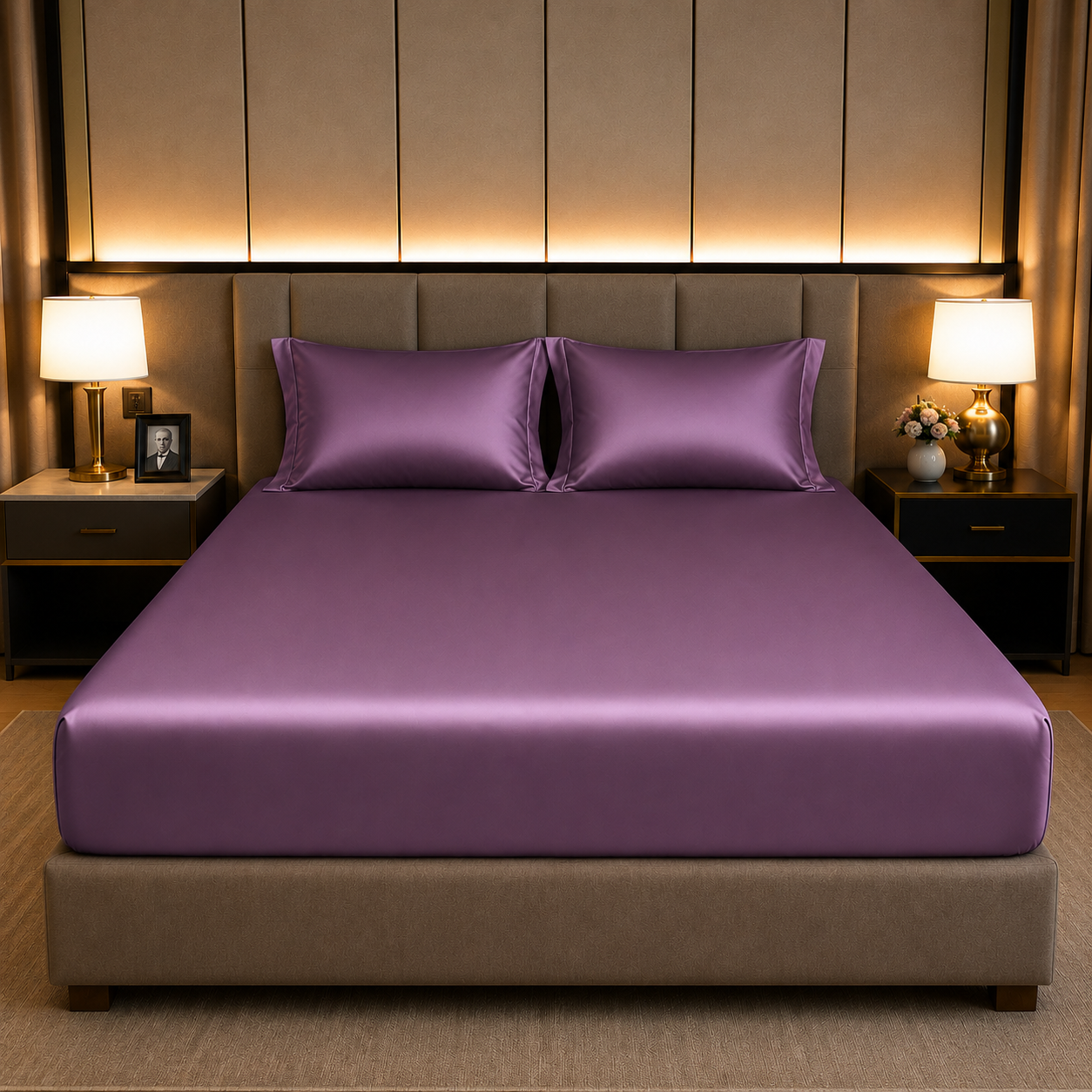 100% Egyptian Cotton Fitted Sheet - Cotton, Soft & Silky