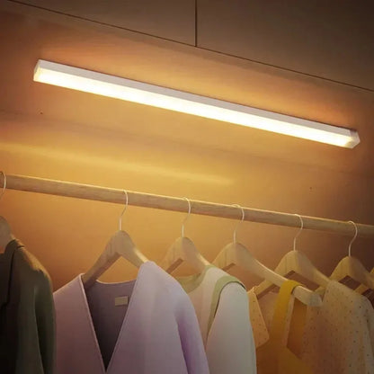 30CM LED Sensor Light Wireless LED Night Light Type C Rechargeable Light Cabinet Wardrobe Lamp Staircase Corridor for Kitchen