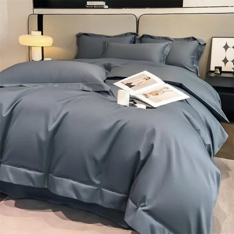 Premium Quality Egyptian Cotton - Solid Color Bedding Set