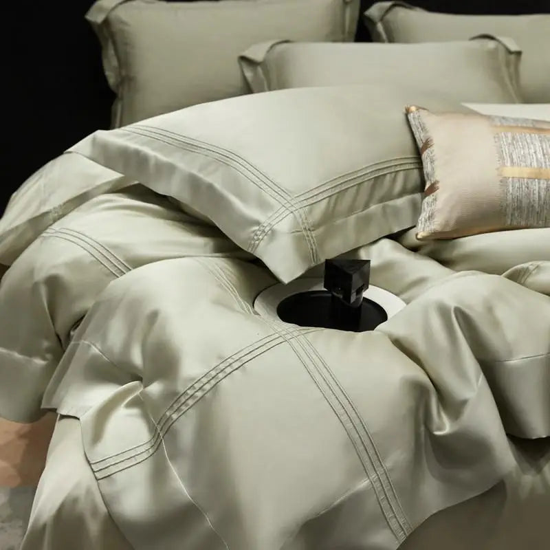 Premium Eucalyptus Lyocell Bedding Set – Cooling, Silky Soft Like Mulberry Silk