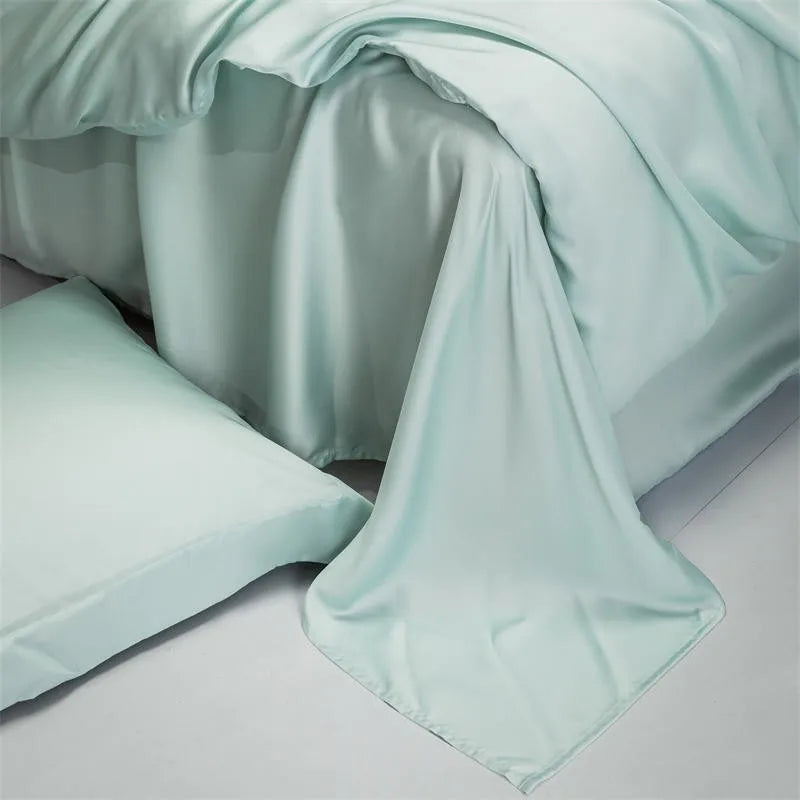 Premium Eucalyptus Lyocell Solid Color Bedding Set - Silky Soft & Cooling