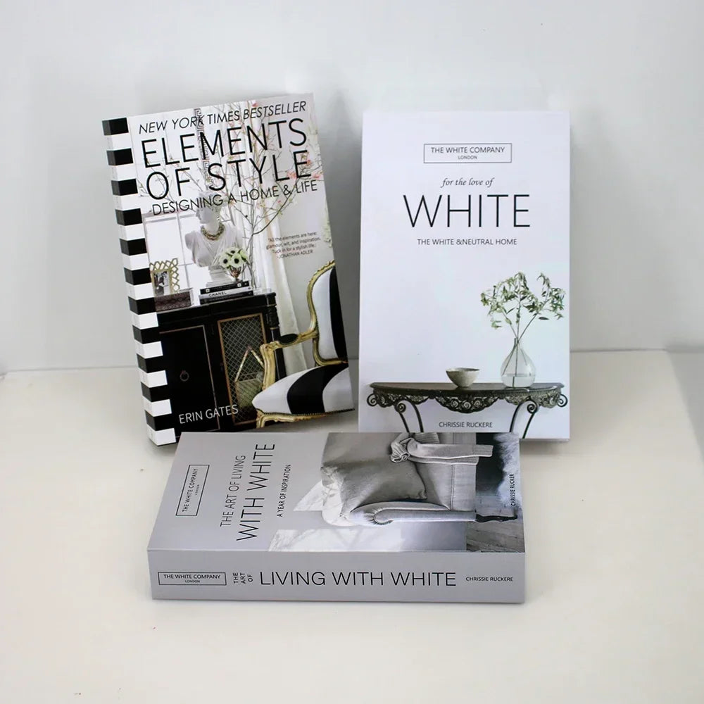 3Pcs/Set Fake Books Set for Decoration Coffee Table Ornaments Modern Home Decoration Luxury Faux Book Set London New York Paris