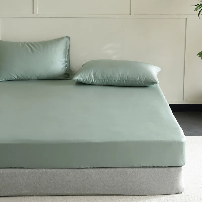 Luxury Mulberry Silk Fitted Sheet with Elastic Bands