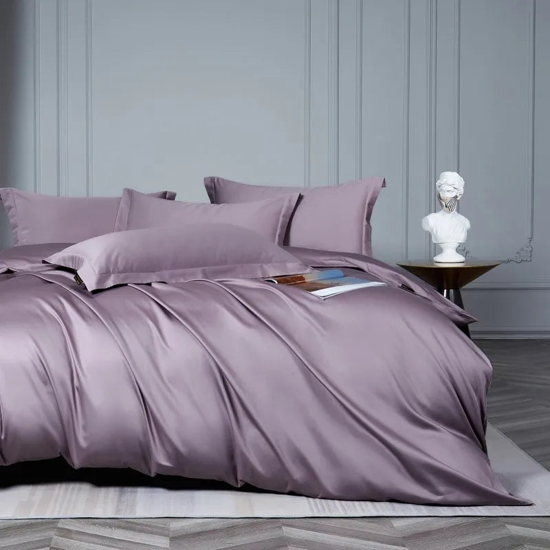 Premium Egyptian Cotton Soft & Silky Solid Color Bedding Set